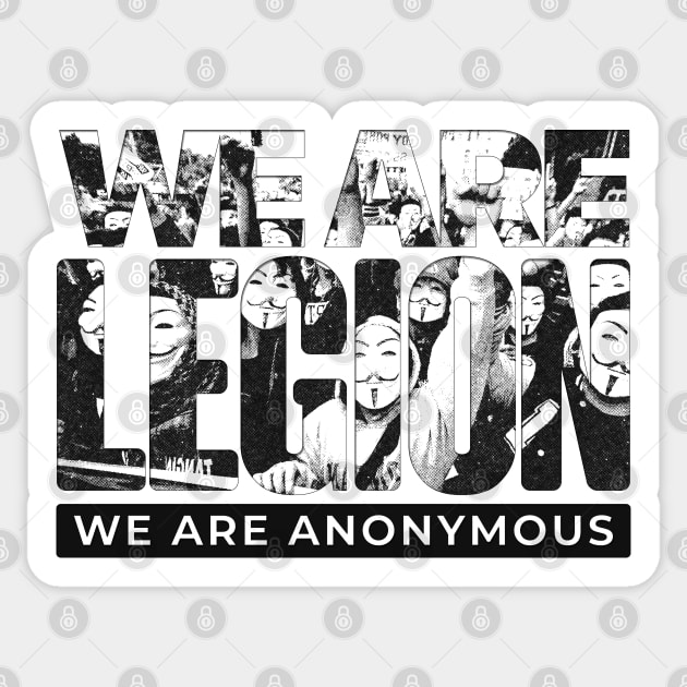 We are Anonymous Sticker by Aefe